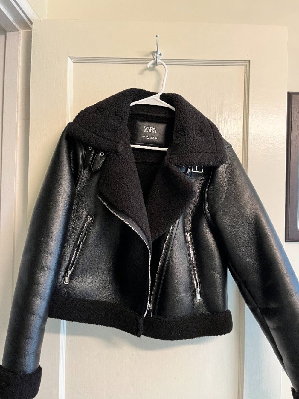 Zara Faux Leather Jacket